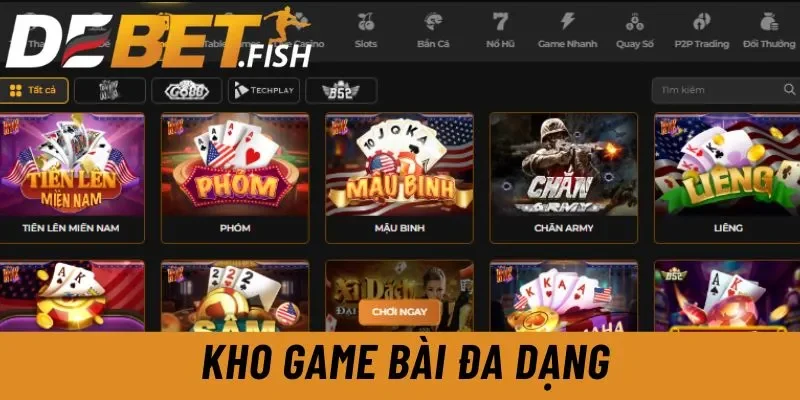 DEBET - Link Vào Nhà Cái Debet Hiện Đại Đẳng Cấp Châu Âu 19 Kho game bài đa dạng